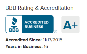 Americor accredited by Better Business Bureau