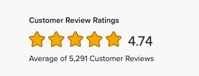 Americor rating on the better business bureau at 4.74 rating out of 5