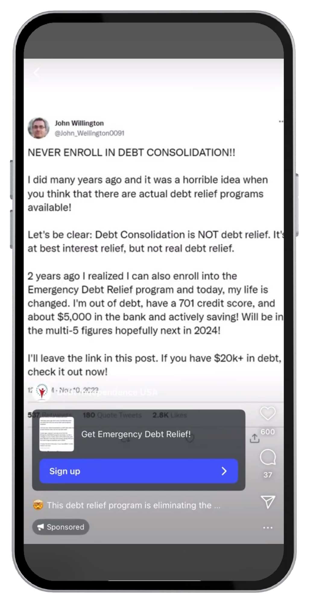 Debt Independence Reviews: Is this Debt Relief Program the Best Option?, image size:1025x2000