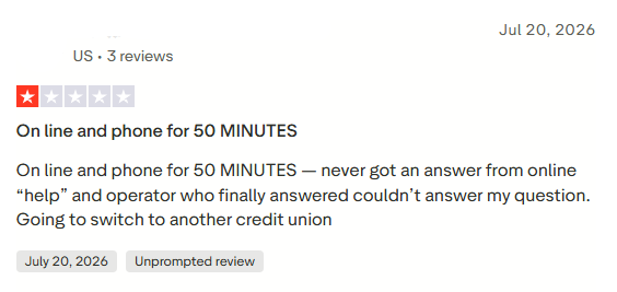 One-star One Path Financial Trustpilot review alleging a misleading pre-approved loan letter